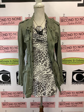 Charger l'image dans la galerie, Buffalo Army Green Trench Jacket (Size M)