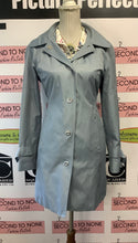 Load image into Gallery viewer, London Fog Blue Trench Coat (Size XS)