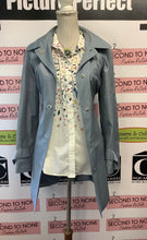 Load image into Gallery viewer, London Fog Blue Trench Coat (Size XS)