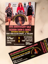 Charger l'image dans la galerie, 20th Anniversary Gala Fashion Show & Dance Tickets