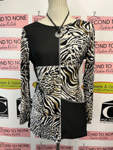 Charger l'image dans la galerie, Animal Print Block Top