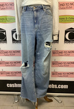 Load image into Gallery viewer, Garage Denim Wide Leg Distressed Jeans (Size 11)