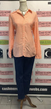 Load image into Gallery viewer, Ralph Lauren Orange Striped Button Up (Size L)