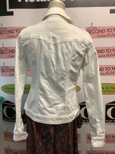 Load image into Gallery viewer, *AS IS- Guess White Denim Jacket (Size L)