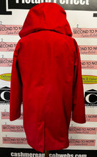 Cargar imagen en el visor de la galería, London Fog Cherry Red Trench Coat (Size L)