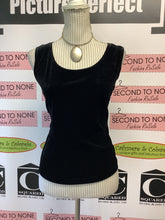 Cargar imagen en el visor de la galería, Black Velour Tank (Size 14)