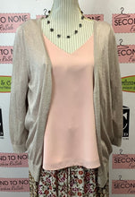 Charger l'image dans la galerie, Rose Gold Glitter Cardigan (Size L)