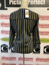 Cargar imagen en el visor de la galería, NWT Michael Kors Chainlink Blouse (Size S)