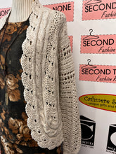 Charger l'image dans la galerie, Linen/Cotton Crochet Cardigan (Size M)