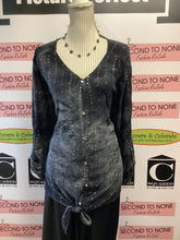 Charger l'image dans la galerie, Coral Bay Faded Black Sequin Long Sleeve (Size 2X)
