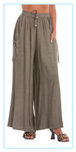Charger l'image dans la galerie, 100% Cotton Wide-Leg Drawstring Pants (Only 2 Colours Left!)