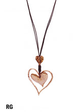 Load image into Gallery viewer, Double Heart Long Necklace (Only 1 Left!)