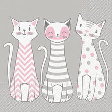 Load image into Gallery viewer, Assorted 20 Pack of Lunch Napkins (2 Styles)