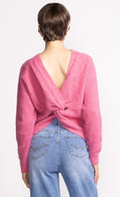 Load image into Gallery viewer, Pink Twist Front Wool Sweater