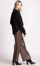 Load image into Gallery viewer, Faux Leather Wider-Leg Pants (2 Colours)