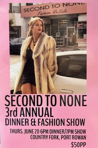 Second To None 3rd Annual Dinner & Fashion Show Tickets