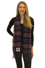 Load image into Gallery viewer, Official NHL-Licenced 100% Lambswool Tartan Scarf (29 Teams)(Pre-Orders Available)