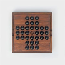 Load image into Gallery viewer, Wooden Solitaire Game Board