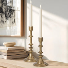Charger l'image dans la galerie, Antique Brass Candle Sticks (2 Sizes)