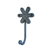 Cargar imagen en el visor de la galería, Cast Iron Flower Hooks (5 Colours)
