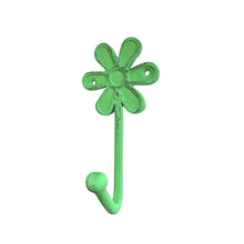 Cargar imagen en el visor de la galería, Cast Iron Flower Hooks (5 Colours)