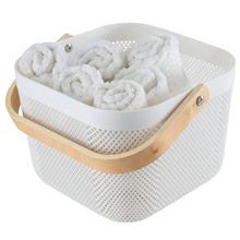 Load image into Gallery viewer, White Mesh Storage Baskets (2 Sizes)