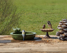Cargar imagen en el visor de la galería, Ceramic Round Bird Bath (3 Colours)