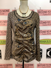 Cargar imagen en el visor de la galería, Manga larga de malla Y2K (Talla S/M)