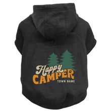 Cargar imagen en el visor de la galería, Happy Camper Dog Hoodie (Pet Sizes XS-3XL)
