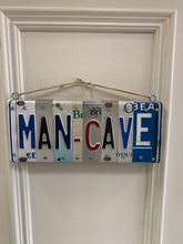 Load image into Gallery viewer, &quot;MAN CAVE&quot; Licence Plate Sign
