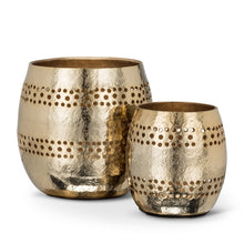 Charger l'image dans la galerie, Bougeoir Hurricane en baril (2 tailles) (seulement petit à gauche !)