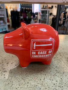"In Case Of Emergency" Piggy Bank