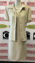 Cargar imagen en el visor de la galería, Conjunto de vestido beige de 2 piezas (talla 12)