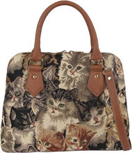 Charger l'image dans la galerie, Tapestry Cat-Print Handbag
