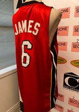 Load image into Gallery viewer, *Authentic* Adidas Lebron James #6 Miami Heat Jersey (Size L-Mens)
