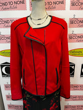 Cargar imagen en el visor de la galería, Nygard Red Biker Jacket (Size L)
