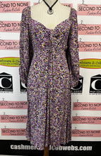 Load image into Gallery viewer, NWT Purple Floral Long Sleeve Dress (Size 1X)

