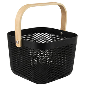 Black Mesh Storage Baskets (2 Sizes)