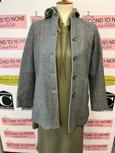 Grey Pea Coat (Size S)