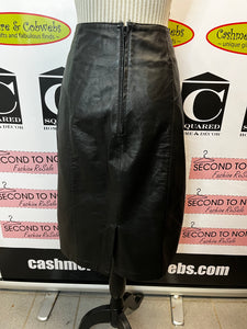 Genuine Leather Skirt (Size 14)
