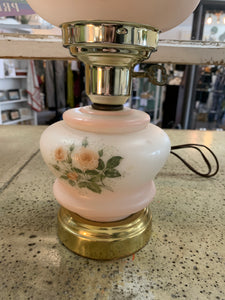 Pink Porcelain Oil Style Lamp
