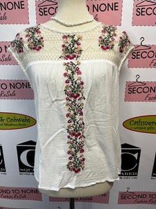 Ranna Gill Embroidered Top (Size XS)