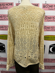 Grace & Lace Knit Sweater (Size L)