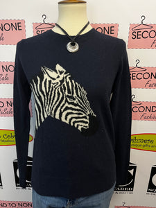 Banana Republic Zebra Wool Sweater (Size S)