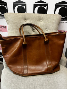 L.L.Bean Vintage Leather Tote