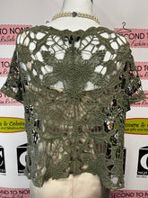 Load image into Gallery viewer, Eclipse Crochet Tie Shrug (Size M)
