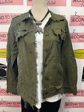 Load image into Gallery viewer, Linen Blend Frayed Edge Jacket (3 Colours)
