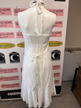 Charger l'image dans la galerie, White Cotton Halter Dress (Size XL)
