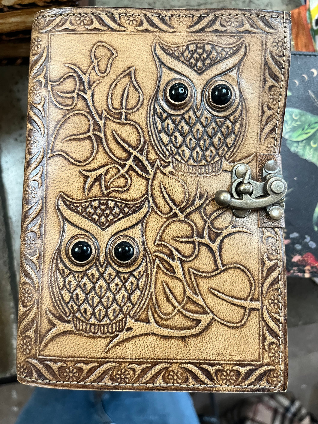 Antique Paper Leather Journals (5 Different Designs)