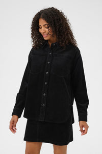 Black Corduroy Cotton Jacket